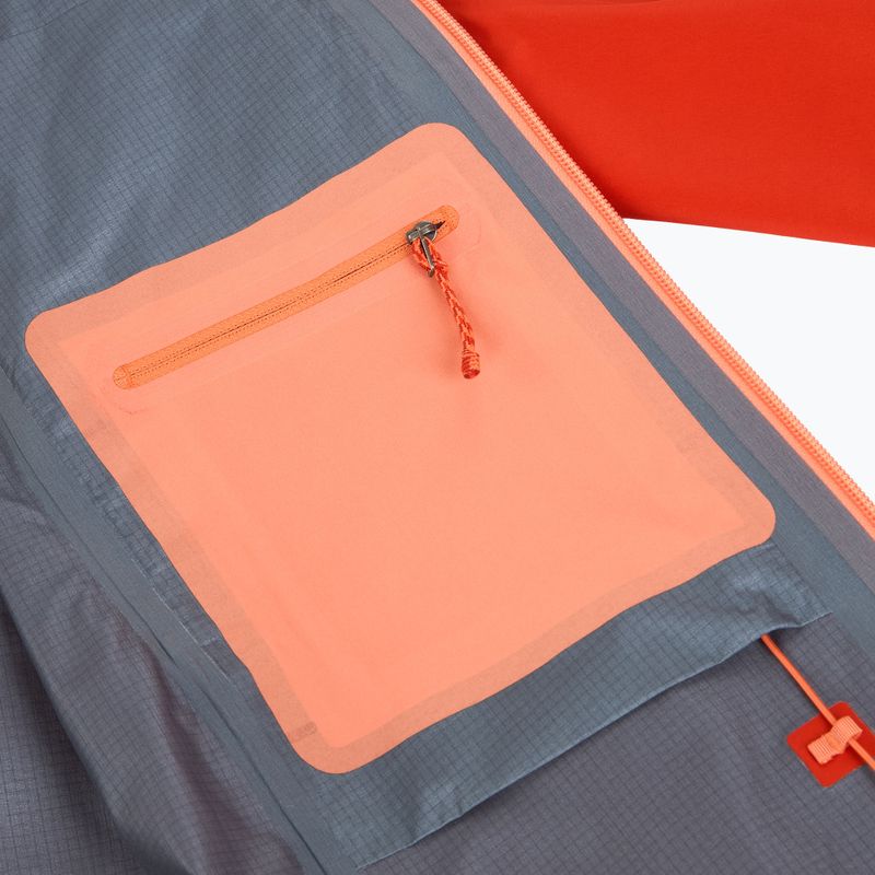 Дамско яке за дъжд Patagonia Pluma Pro sizzle red 6