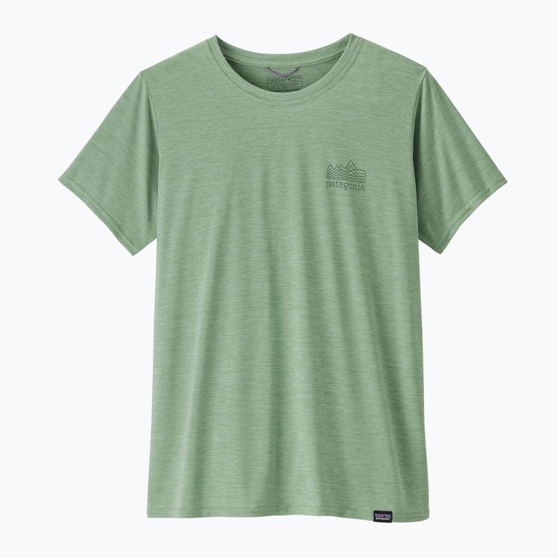 Дамска тениска Patagonia Cap Cool Daily Graphic Shirt strataspire / ellwood green x-dye 4