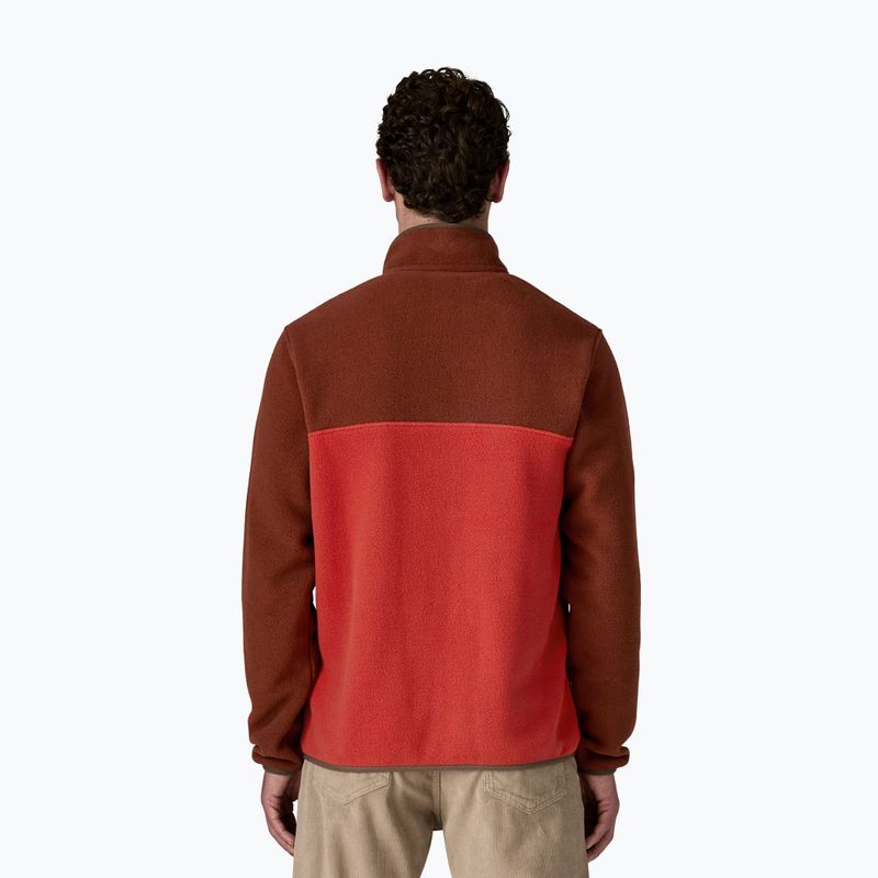 Мъжки суитшърт за трекинг Patagonia LW Synch Snap-T P / O amanita red 2