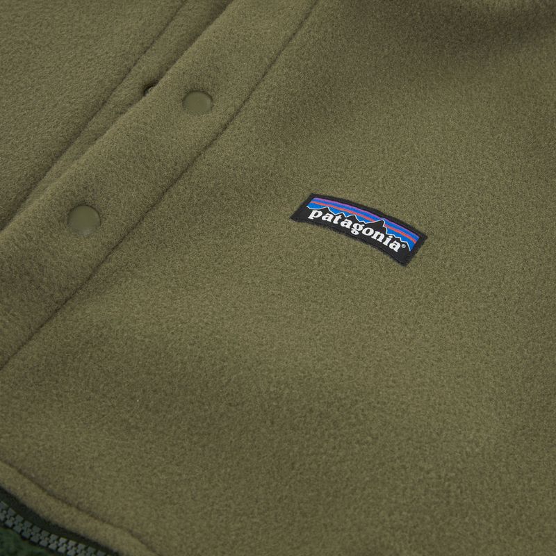 Мъжки суитшърт за трекинг Patagonia Retro Pile 1 / 2 Snap P / O old growth green 3