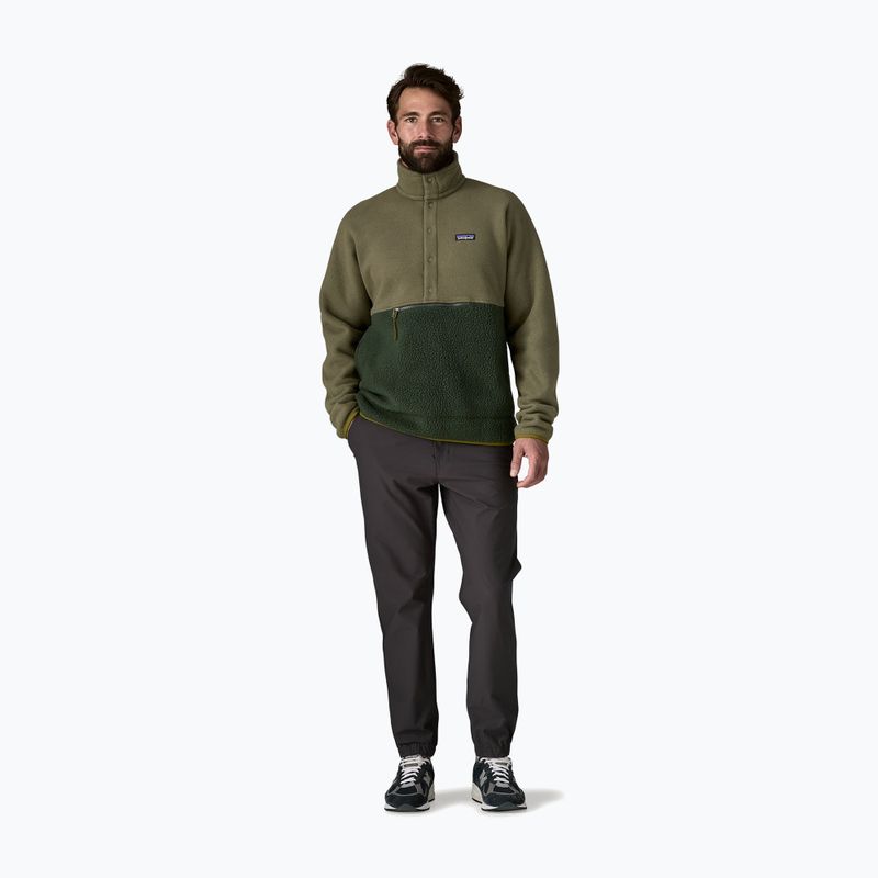 Мъжки суитшърт за трекинг Patagonia Retro Pile 1 / 2 Snap P / O old growth green 2