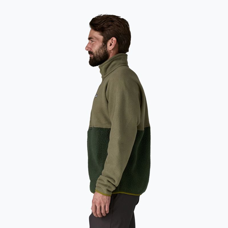 Мъжки суитшърт за трекинг Patagonia Retro Pile 1 / 2 Snap P / O old growth green 4