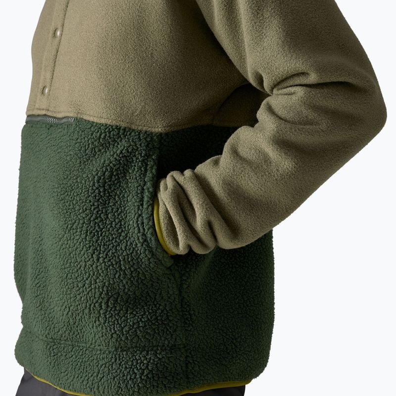 Мъжки суитшърт за трекинг Patagonia Retro Pile 1 / 2 Snap P / O old growth green 7