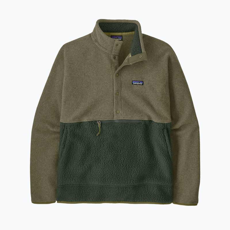 Мъжки суитшърт за трекинг Patagonia Retro Pile 1 / 2 Snap P / O old growth green 5