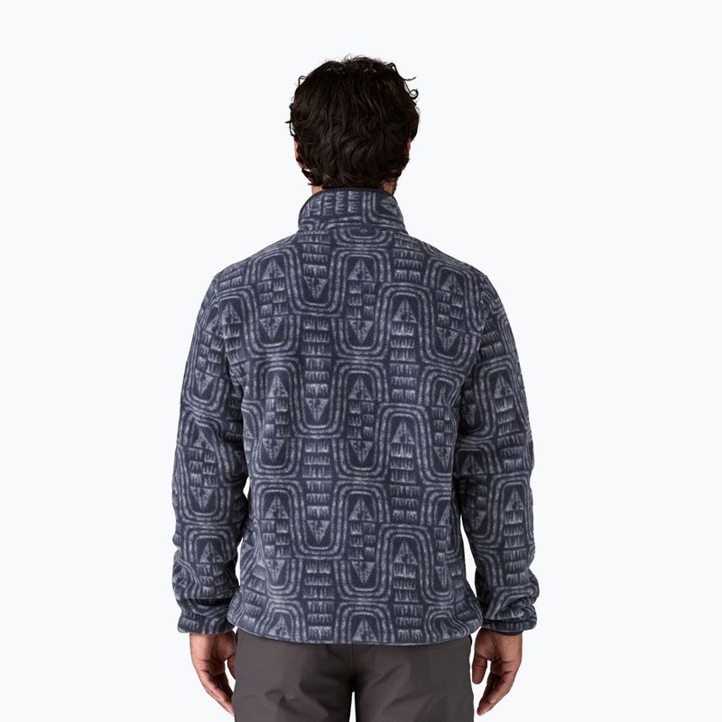 Мъжки суитшърт за трекинг Patagonia LW Synch Snap-T P / O flow: sunken blue 2