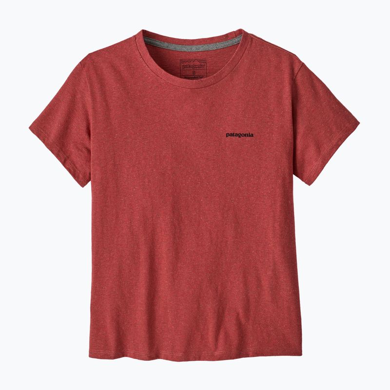 Дамска тениска Patagonia P-6 Logo Responsibili-Tee potters red 3
