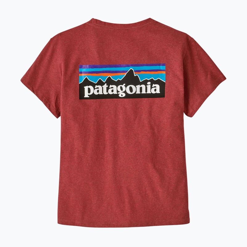Дамска тениска Patagonia P-6 Logo Responsibili-Tee potters red 4