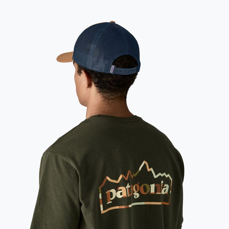 Шапка с козирка Patagonia P-6 Logo LoPro Trucker talon gold 3