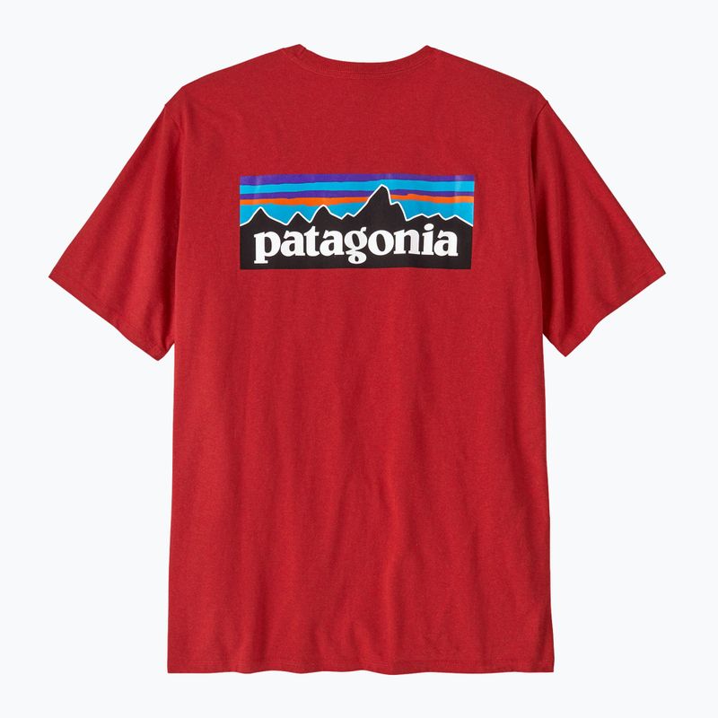 Мъжка тениска Patagonia P-6 Logo Responsibili-Tee amanita red 2