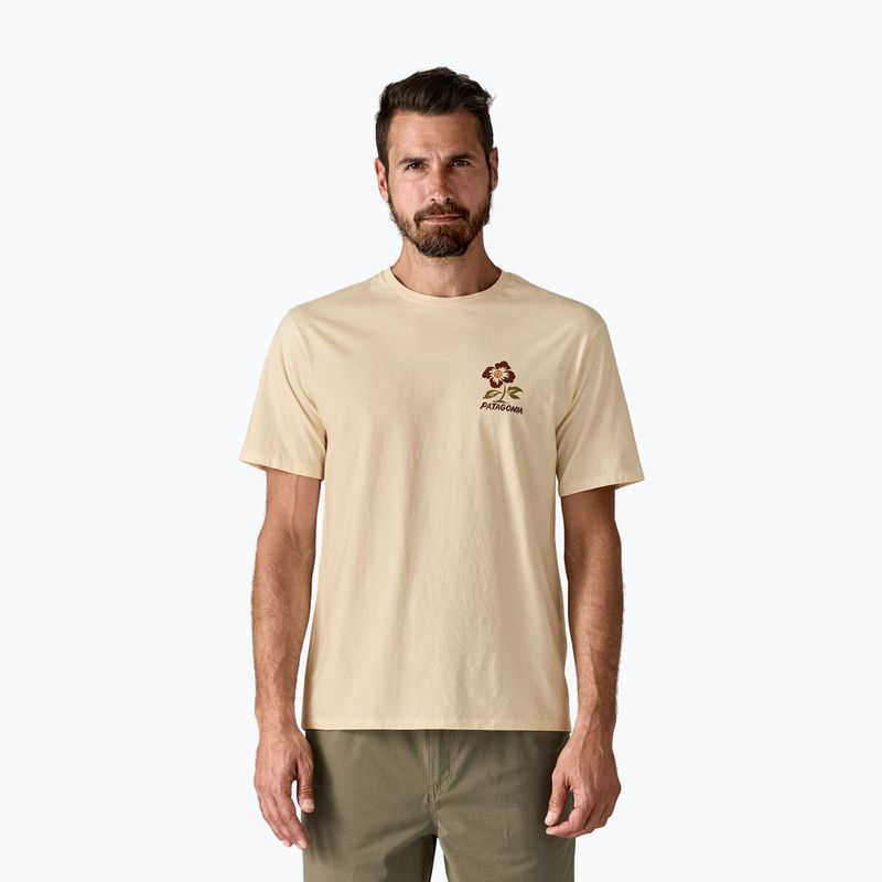 Мъжка тениска Patagonia Balance Organic peace seeds / undyed natural