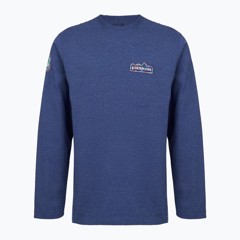 Мъжки суитшърт Patagonia Lightweight Unity Fitz Wildrise Crew clement blue