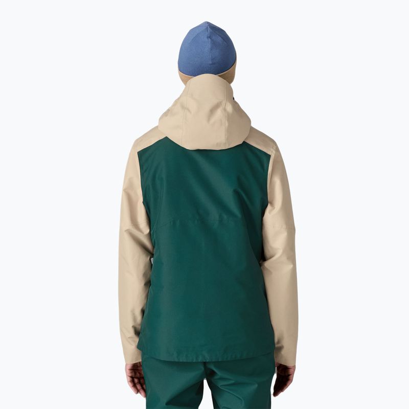 Мъжко яке за дъжд Patagonia Insulated Powder Town cascade green 2