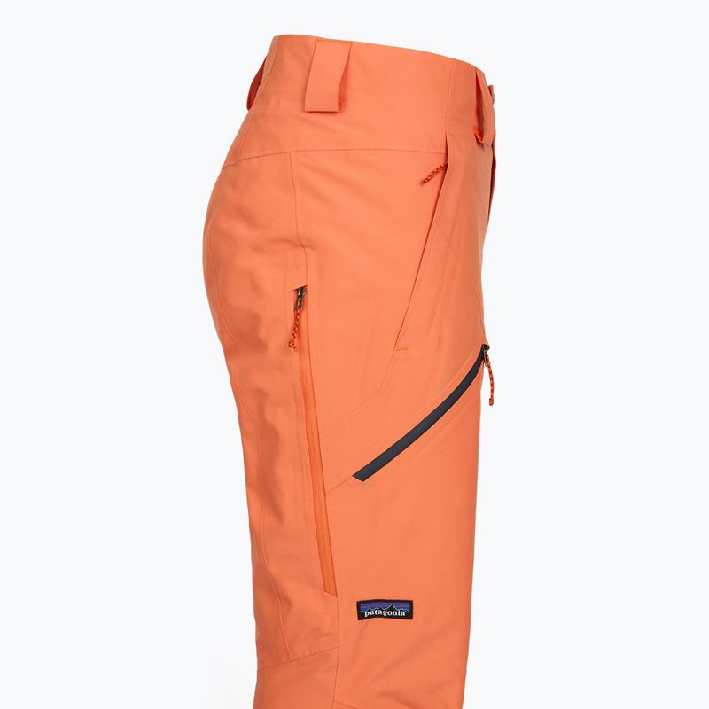 Дамски скиорски панталони Patagonia Insulated Powder Town orange peel 3