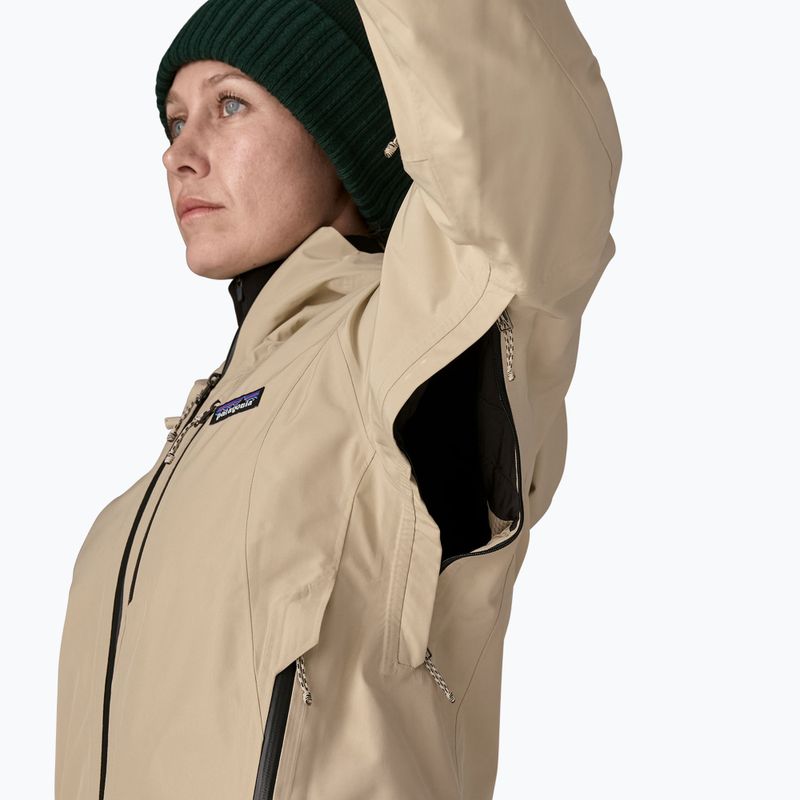 Дамско ветроустойчиво яке Patagonia Insulated Storm Shift oar tan 7