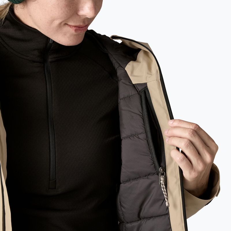 Дамско ветроустойчиво яке Patagonia Insulated Storm Shift oar tan 8