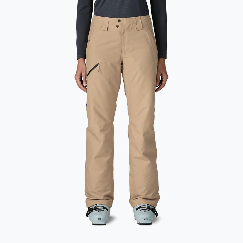 Дамски скиорски панталони Patagonia Insulated Powder Town oar tan