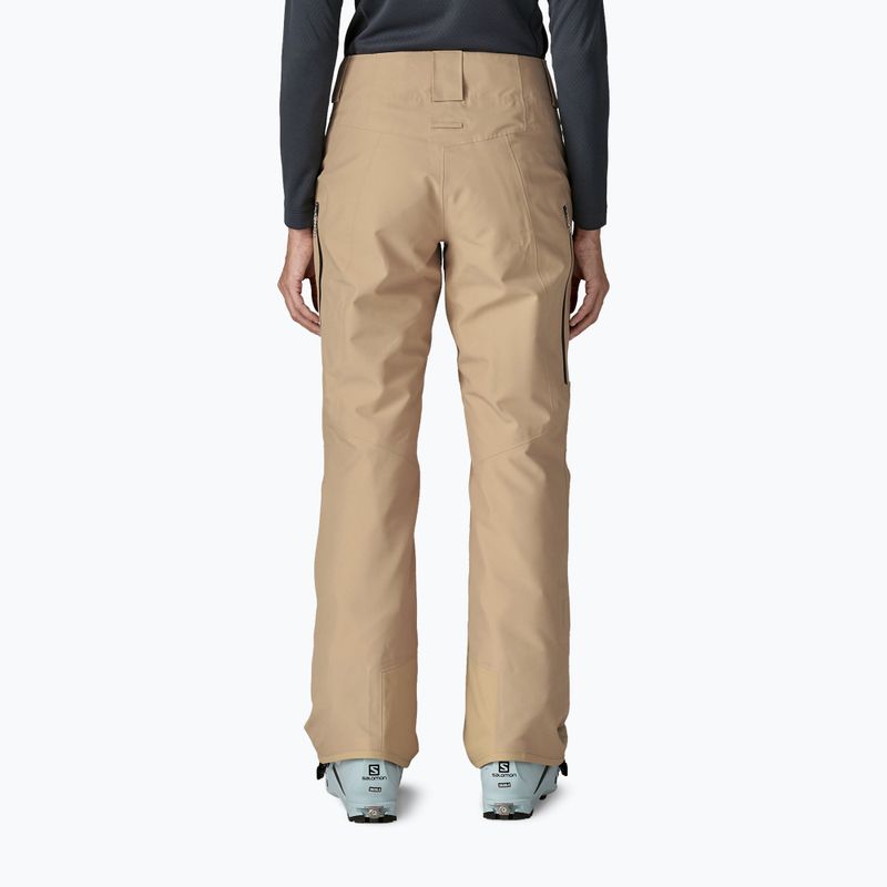 Дамски скиорски панталони Patagonia Insulated Powder Town oar tan 2