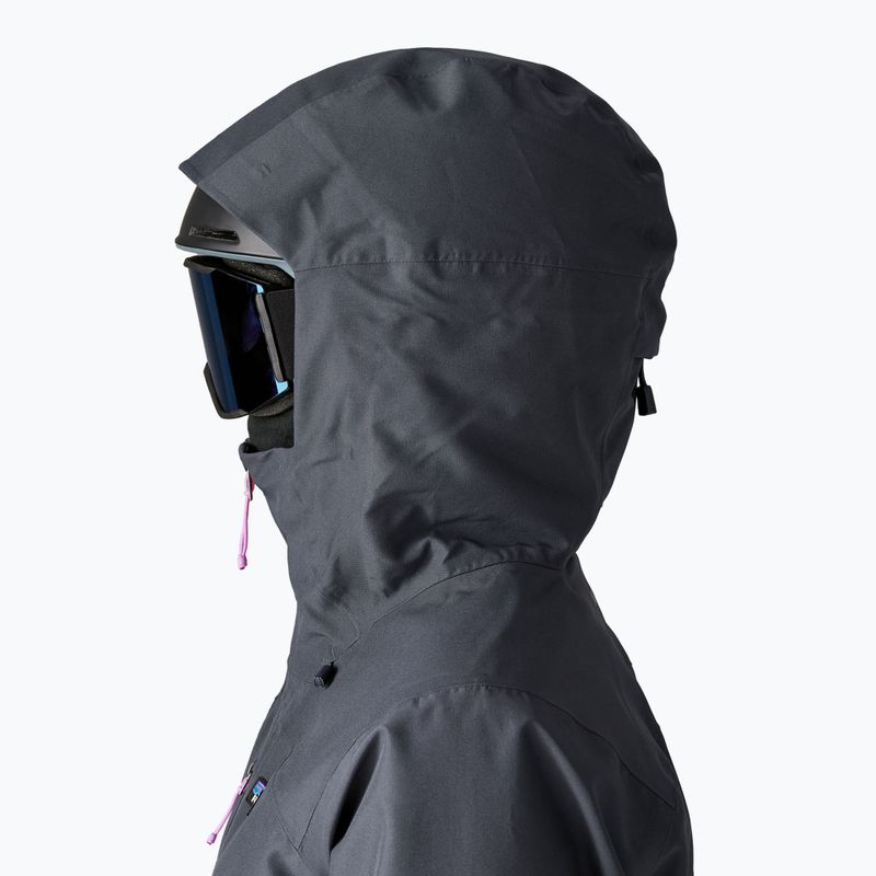 Дамско яке за дъжд Patagonia Insulated Powder Town smolder blue w / orange peel 4