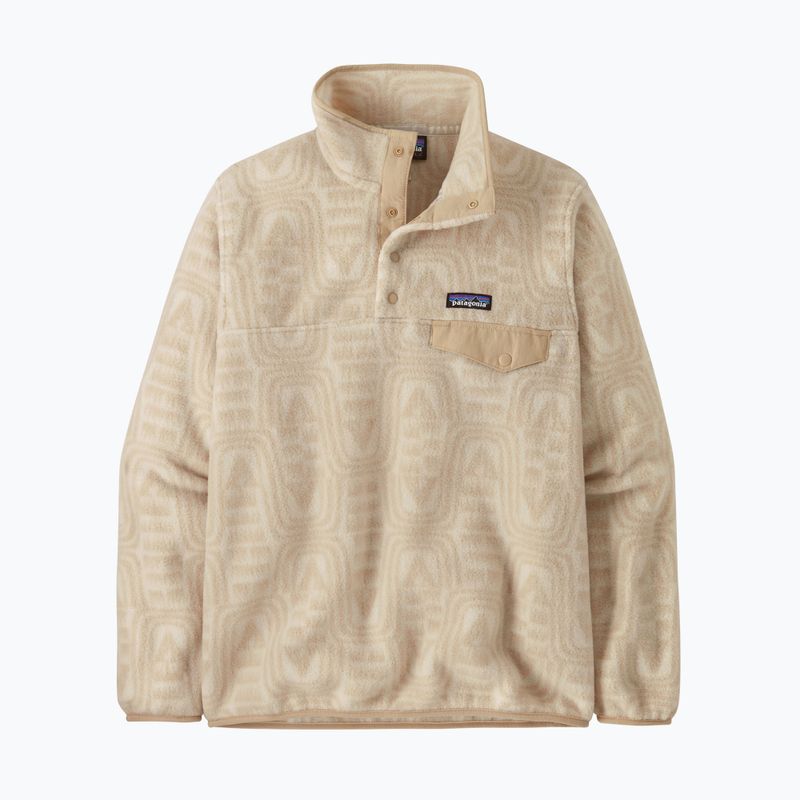 Дамски суитшърт за трекинг Patagonia LW Synch Snap-T P / O flow: dyno white 4