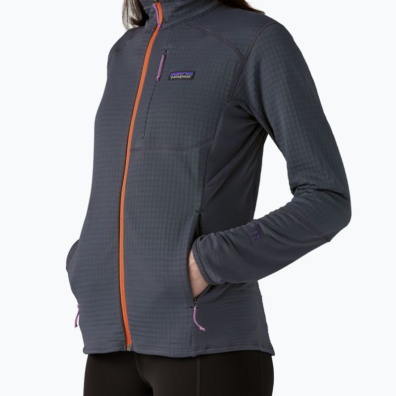 Дамски суитшърт Patagonia R1 Hybrid smolder blue 5