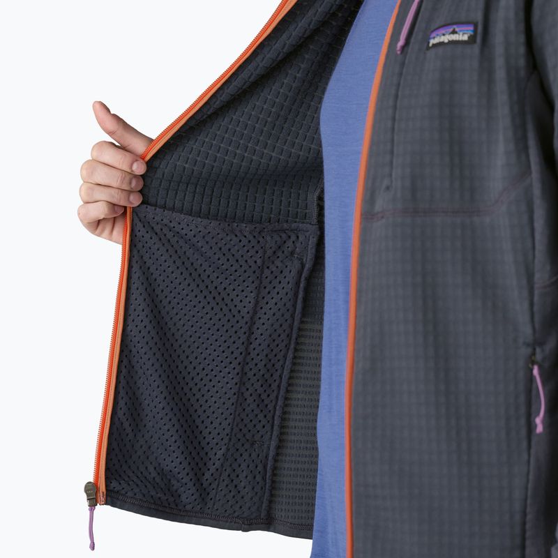 Дамски суитшърт Patagonia R1 Hybrid smolder blue 7