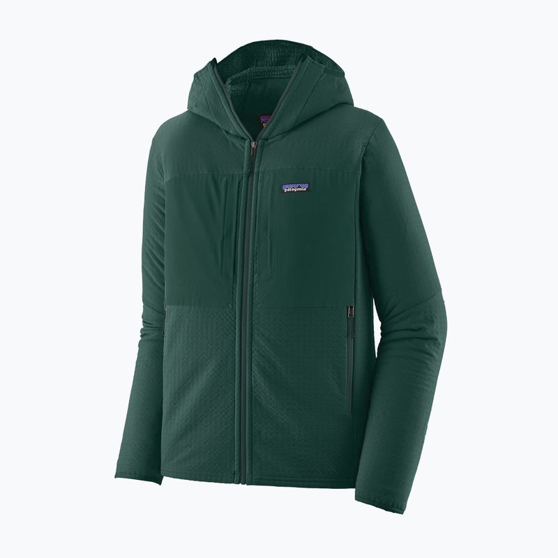 Мъжко софтшел яке Patagonia R2 TechFace Hoody cascade green