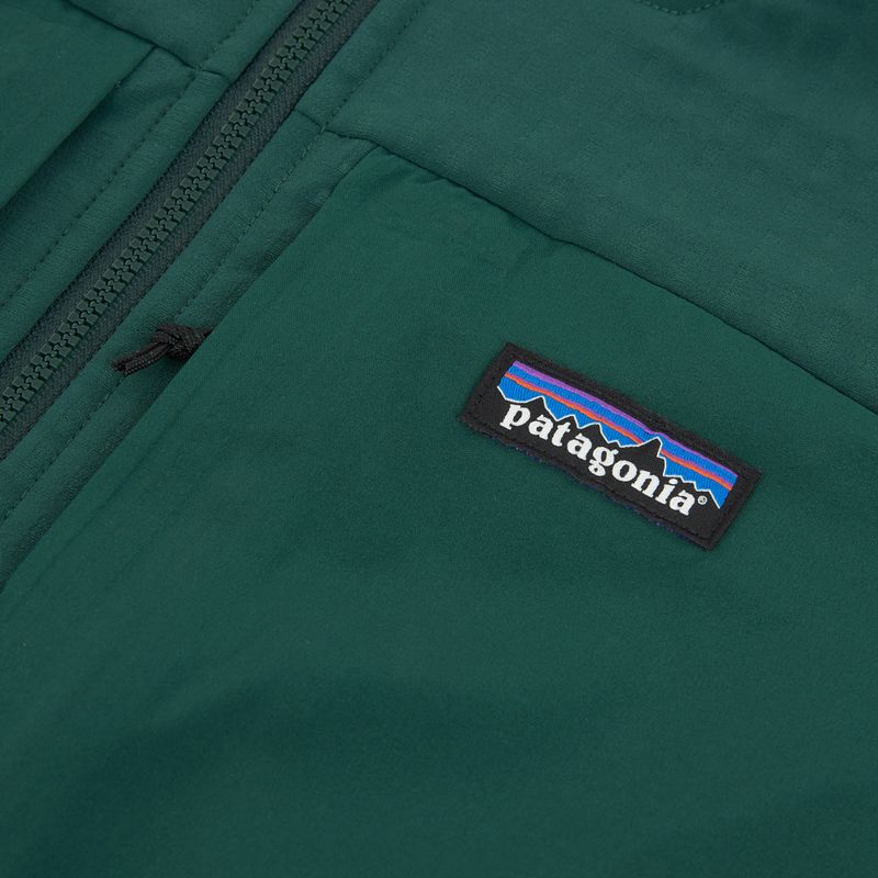 Мъжко софтшел яке Patagonia R2 TechFace Hoody cascade green 3