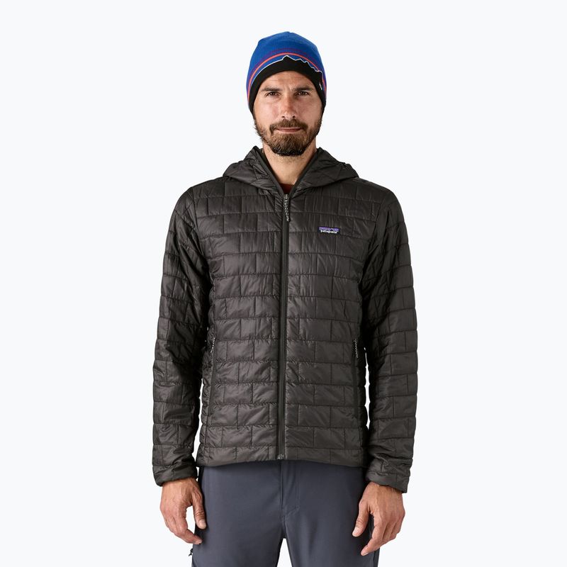 Мъжко пухено яке Patagonia Nano Puff Hoody black