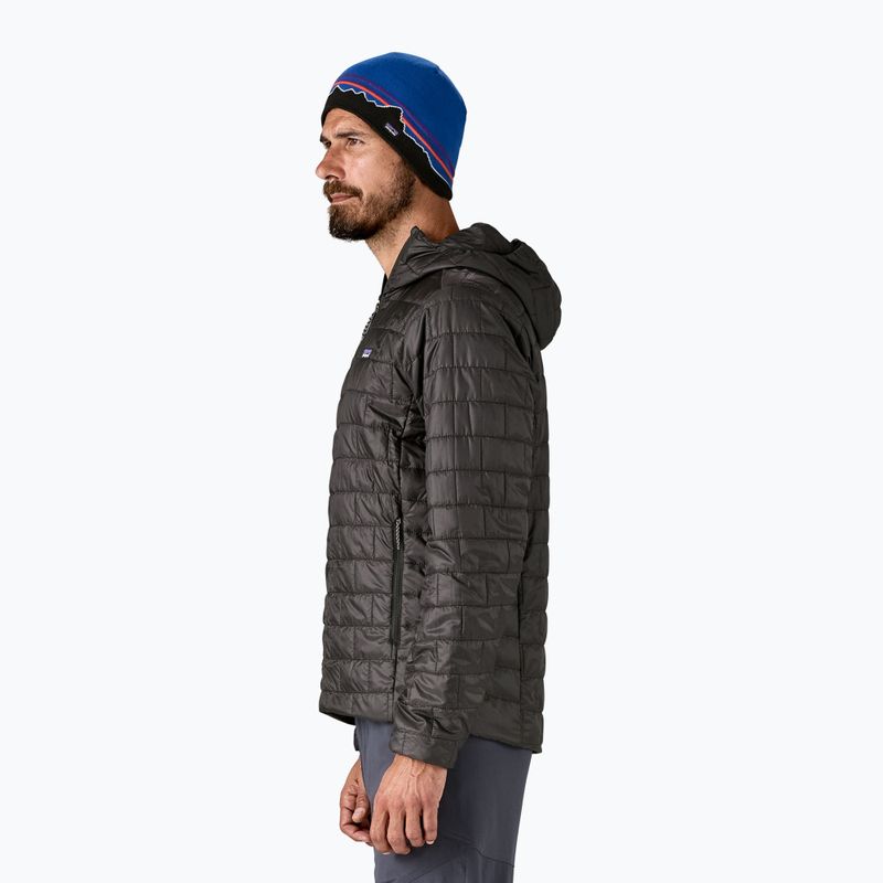 Мъжко пухено яке Patagonia Nano Puff Hoody black 4