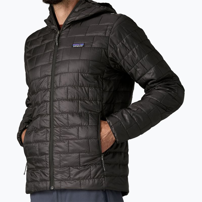Мъжко пухено яке Patagonia Nano Puff Hoody black 6