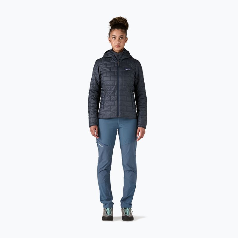 Дамско ватирано яке Patagonia Nano Puff Hoody smolder blue 2