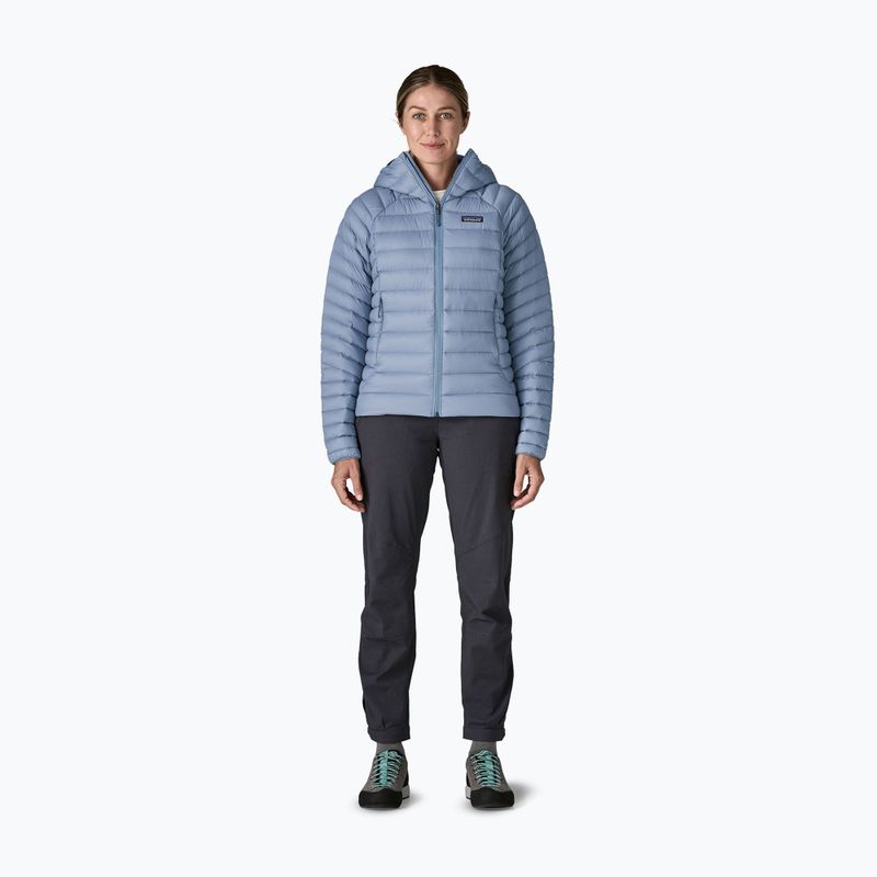 Дамско пухено яке Patagonia Down Sweater Hoody barnacle blue 2