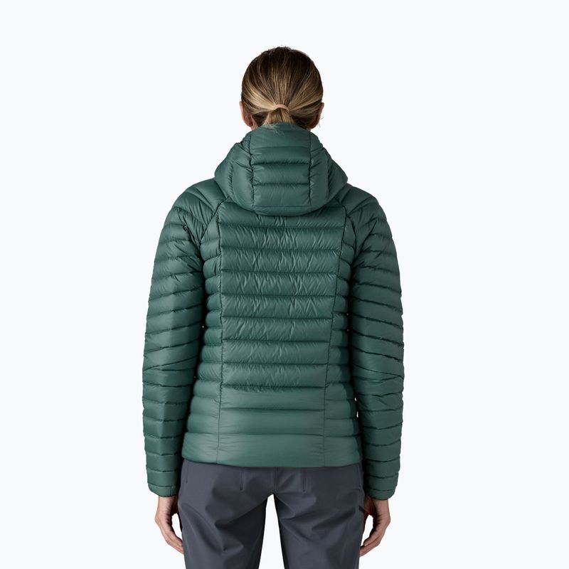 Дамско пухено яке Patagonia Down Sweater Hoody cascade green 3