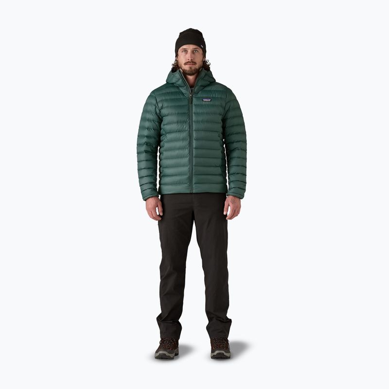 Мъжко пухено яке Patagonia Down Sweater Hoody cascade green 2