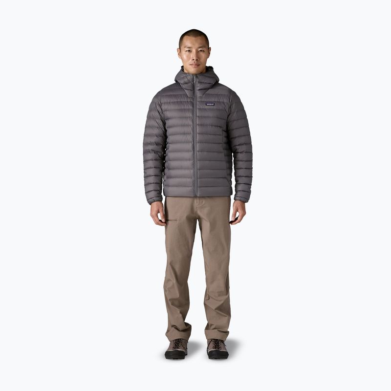 Мъжко пухено яке Patagonia Down Sweater Hoody forge grey w/forge grey 2