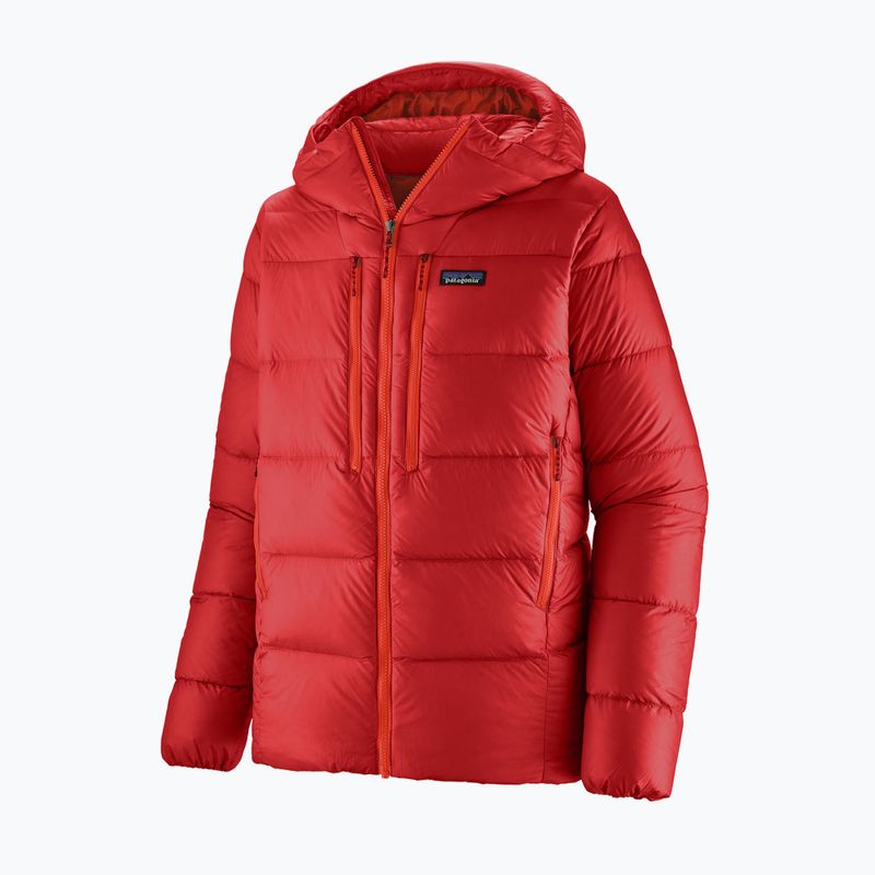 Мъжко пухено яке Patagonia Fitz Roy Down Hoody amanita red