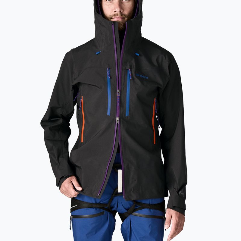 Мъжко яке за дъжд Patagonia Pluma Pro black 4