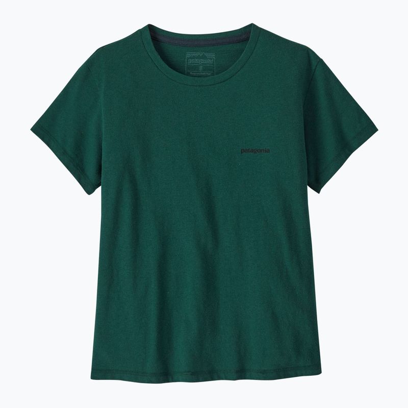 Дамска тениска Patagonia P-6 Logo Responsibili-Tee cascade green 3