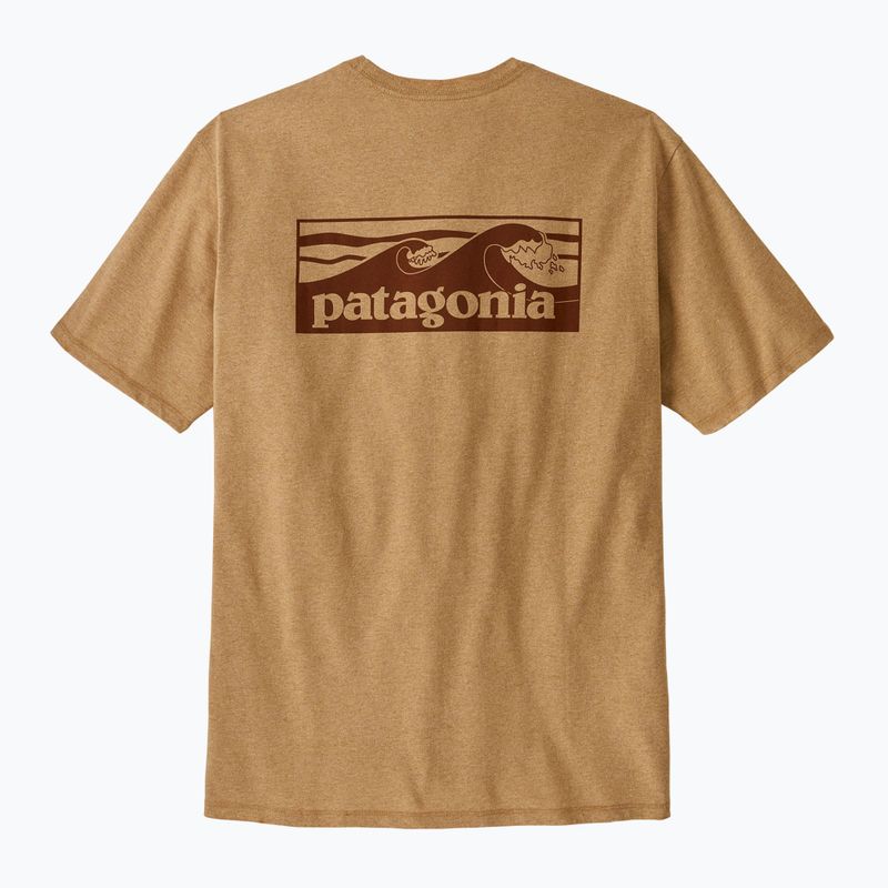 Мъжка тениска Patagonia Boardshort Logo Pocket Responsibili talon gold 5