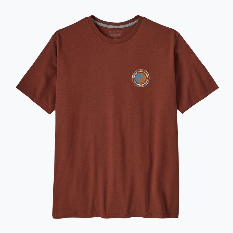 Мъжка тениска Patagonia Unity Fitz Responsibili dried vanilla