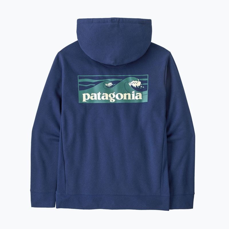 Мъжки суитшърт Patagonia Boardshort Logo Uprisal Hoody clement blue 2