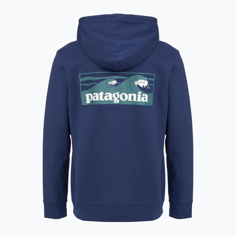 Мъжки суитшърт Patagonia Boardshort Logo Uprisal Hoody clement blue 2