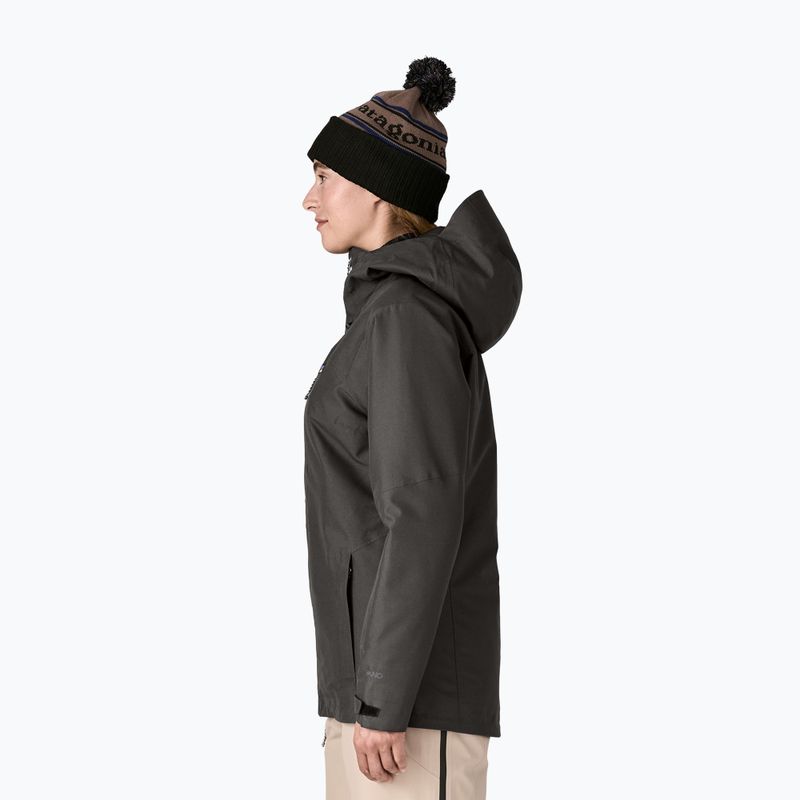 Дамско скиорско яке Patagonia Insulated Powder Town black 3