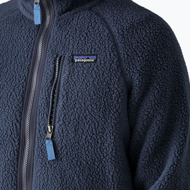 Мъжки суитшърт за трекинг Patagonia Retro Pile new navy w/sunken blue 6