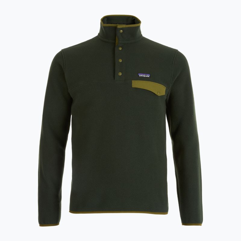 Мъжки суитшърт за трекинг Patagonia LW Synch Snap-T P / O old growth green