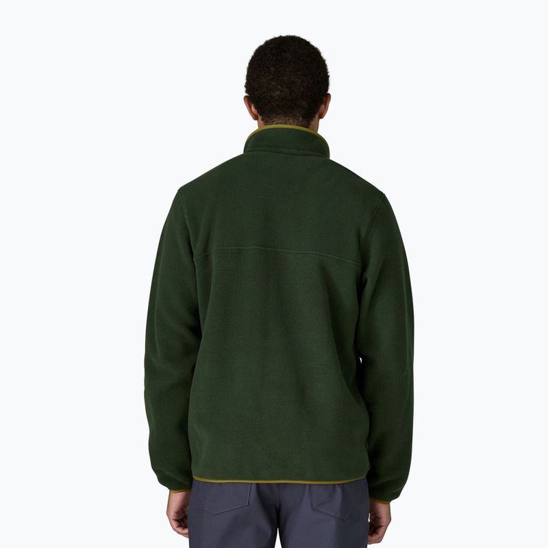 Мъжки суитшърт за трекинг Patagonia LW Synch Snap-T P / O old growth green 2