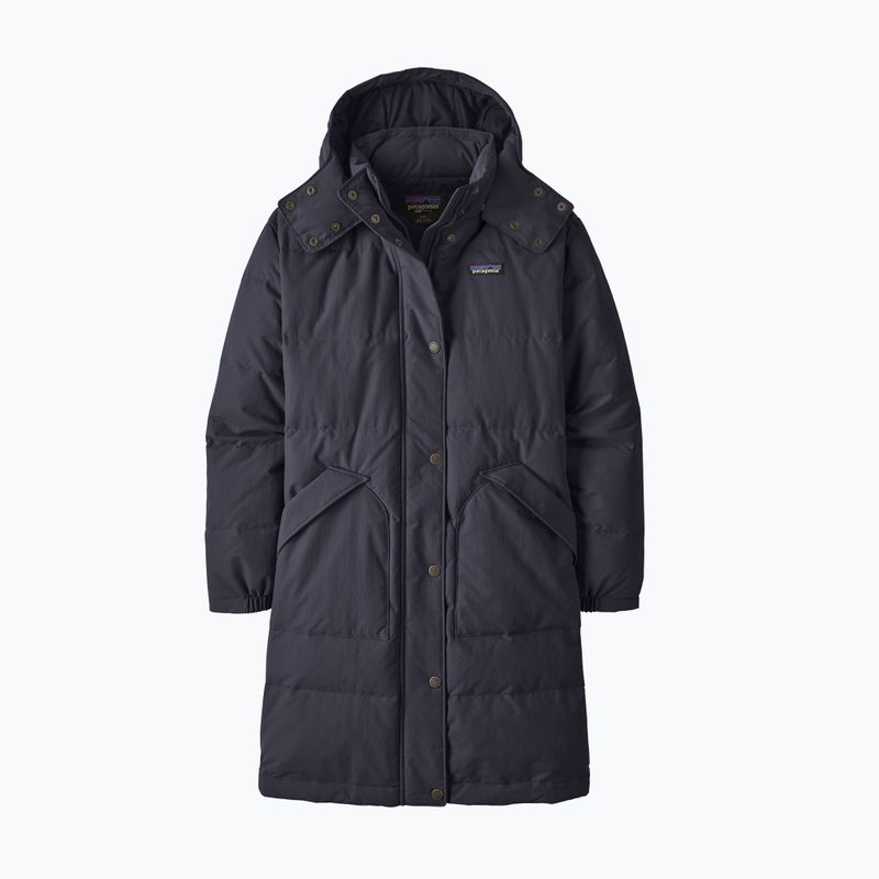 Дамско пухено дълго яке Patagonia Downdrift Parka sunken blue 3