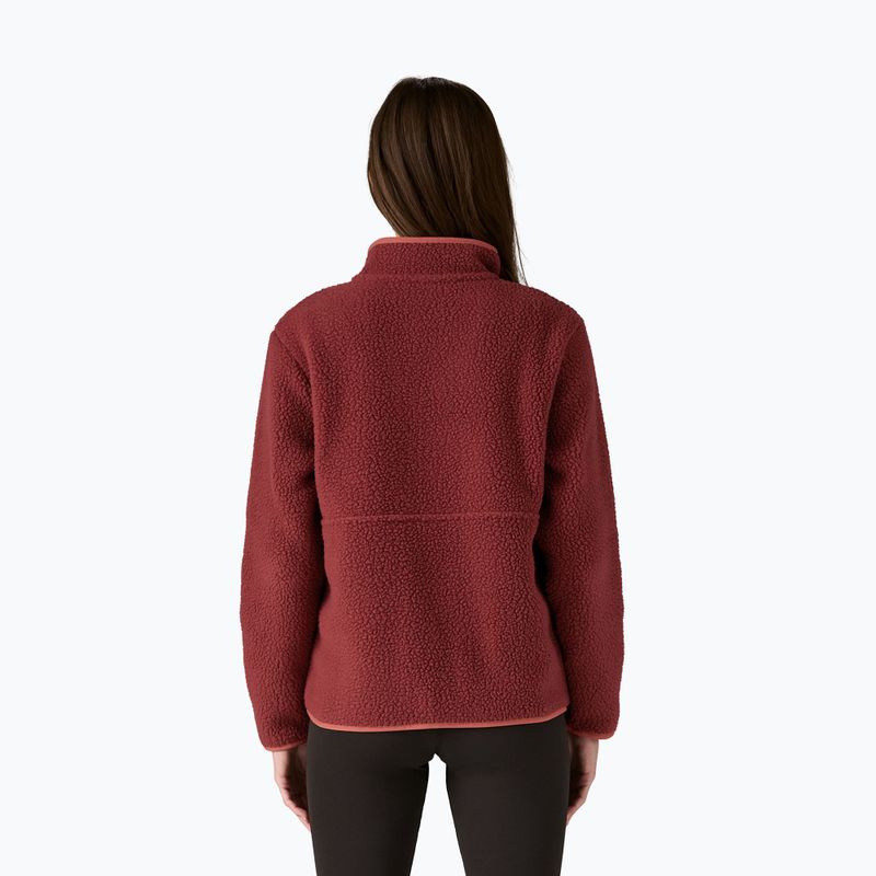 Дамски суитшърт Patagonia Retro Pile Marsupial sequoia red 2