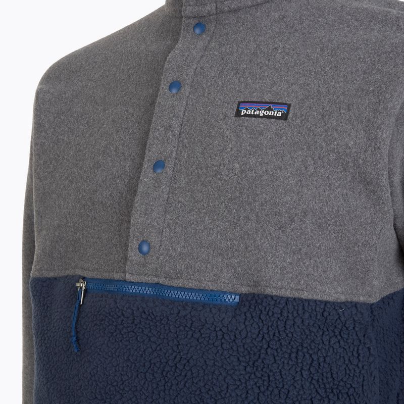 Мъжки суитшърт за трекинг Patagonia Retro Pile 1 / 2 Snap P / O new navy w / nickel 3