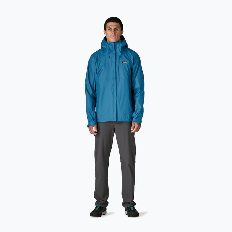 Мъжко яке за дъжд Patagonia Torrentshell 3L Rain aquatic blue 2